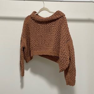 Free People Rose Gold Sweater